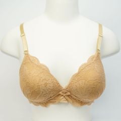 Áo Lót Mút Vừa, Không Gọng, Ren Lụa, Mã E418, Mềm Mại, Nâng Nở Tự Nhiên