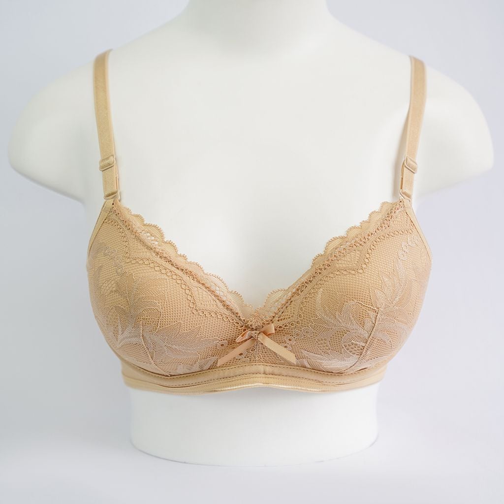 Áo Lót Nữ Mút Vừa, Nâng Niu Vòng 1, Mềm Mại, Thoáng Khí, Tự Tin Cả Ngày, E518, Đồ Lót 12H