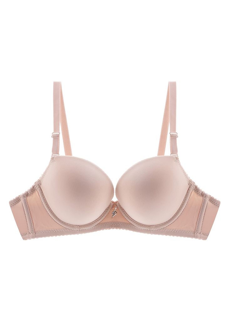 Thời Trang Nội Y Nữ, Áo Ngực Trơn Mút Dày, Có Gọng Nâng Ngực Cao Cấp E185-105-Thương Hiệu 12h