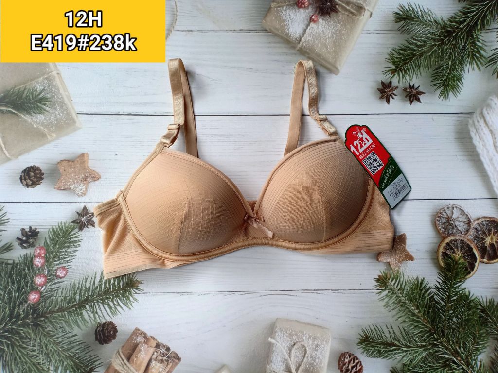 Nội Y Nữ, Bán Sỉ Đồ Lót, Áo Mút Vừa Không Gọng E419-154-Thuơng Hiệu 12h