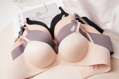 Áo lót nữ không gọng su đúc áo ngực nữ thoáng khí mềm mại không lộ viền Đồ Lót 12h form P401