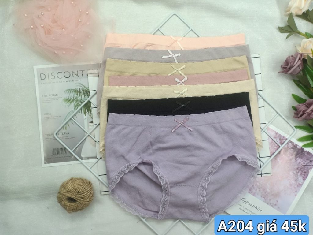 Quần Dệt Kim Chất Liệu Cao Cấp Dày Và Êm, A204-5, Đồ lót 12H