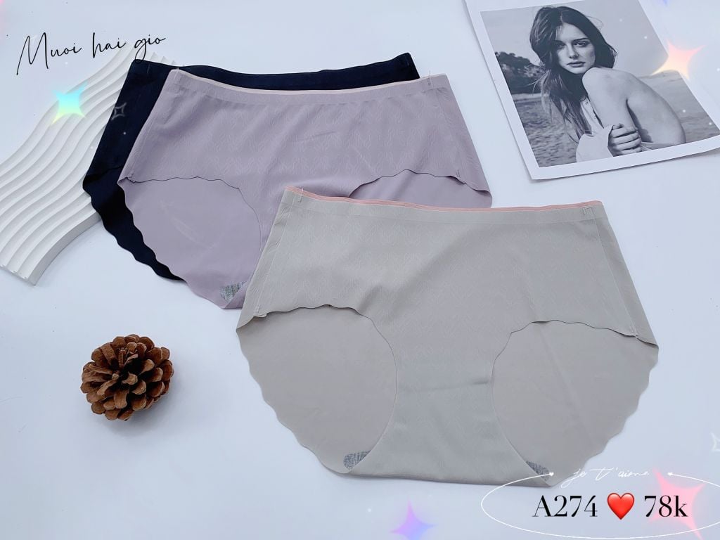 Quần Lót Đúc Su Cao Cấp, Không Lộ Viền A274-1, Đồ Lót 12H