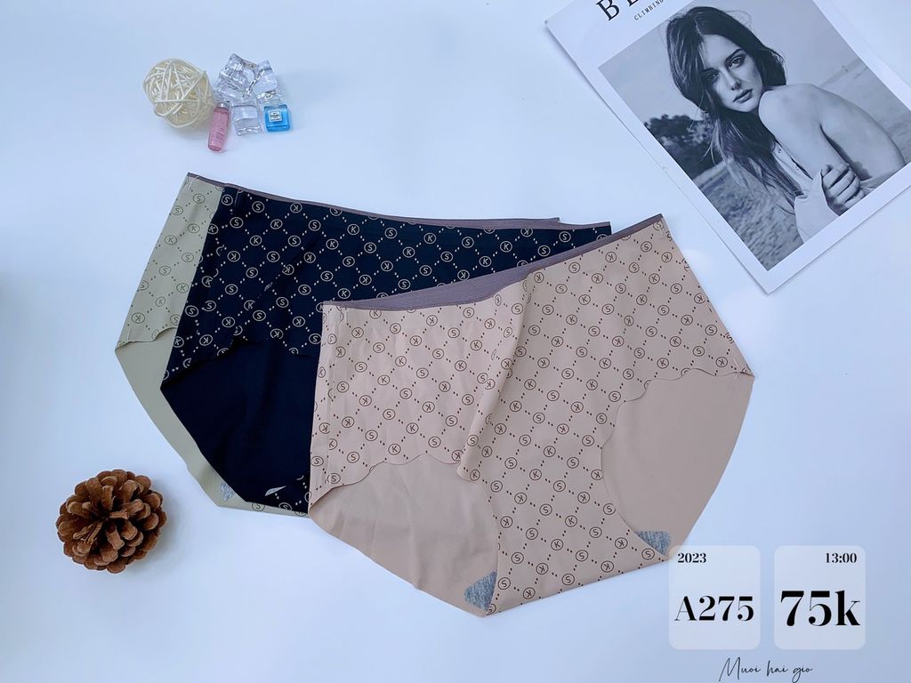 Quần Lót Su Đúc Cao Cấp, Không Lộ Viền, Ôm Nâng Mông A275-4, Đồ Lót 12H