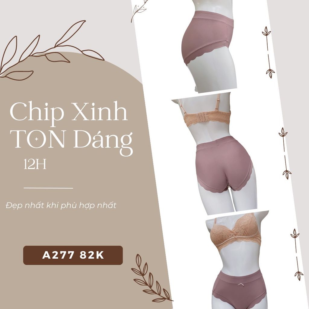 Quần Thun Lạnh Thời Trang Thoáng Mát, A277-1, Đồ lót 12H