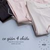 Quần Chíp Cotton, Trơn, Nguyên Mông, Co Dãn Tốt A277-4, Đồ Lót 12H