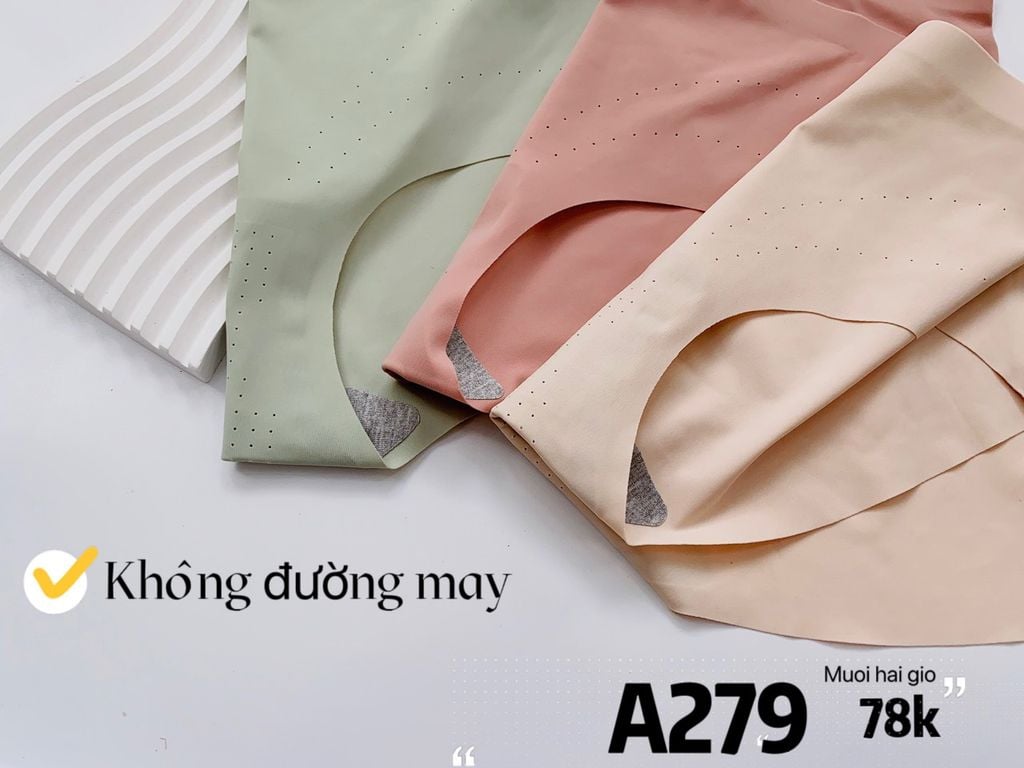 Quần Lót Su Đúc Trơn Cao Cấp, A279-1, Đồ Lót 12H