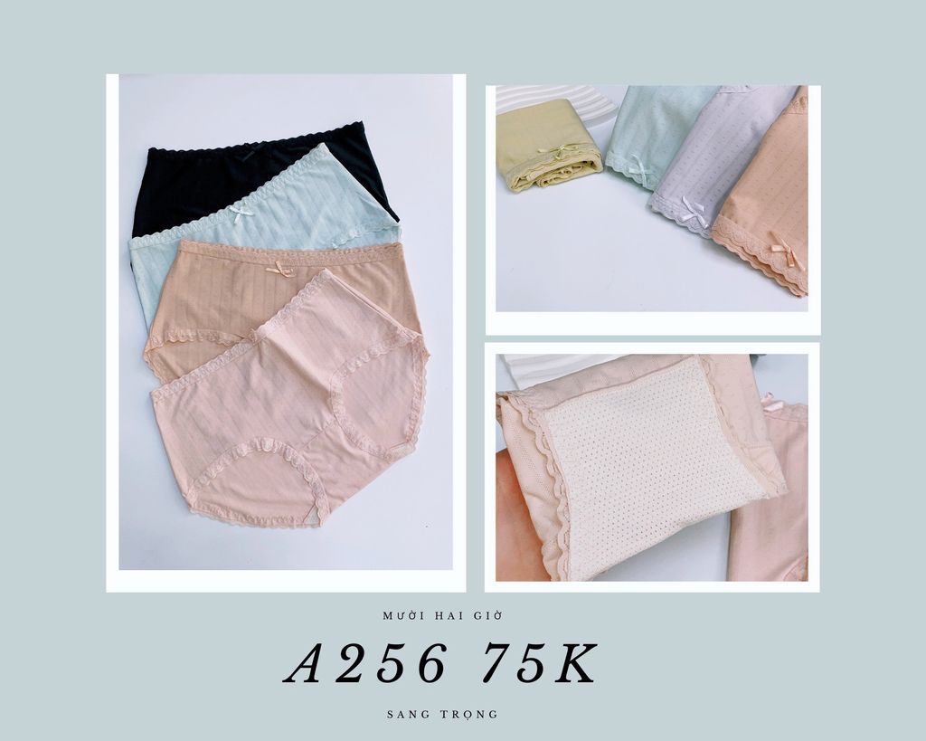 Quần Thun Lạnh Thời Trang Cao Cấp, A256-1, Đồ lót 12H