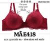Áo Lót Mút Vừa, Không Gọng, Ren Lụa, Mã E418, Mềm Mại, Nâng Nở Tự Nhiên