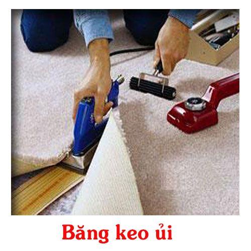  Băng keo ủi dùng nối thảm. 