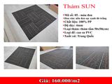  Thảm Sàn Màu Xám Đậm Giá rẻ SUN 05 