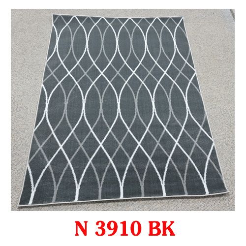  Thảm lót bàn ghế tông xám YS N 3910 BK 