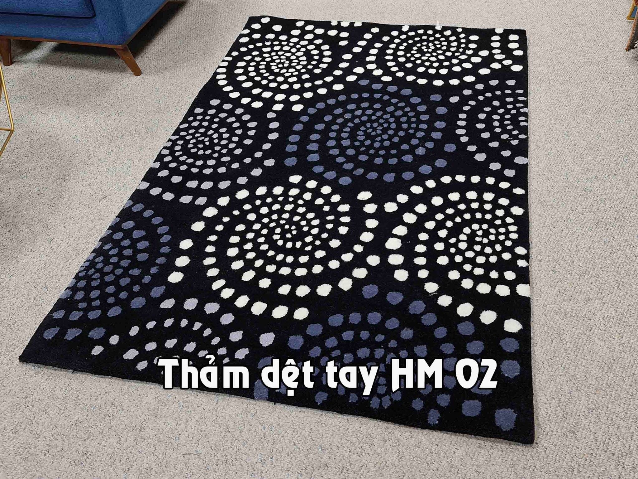  Thảm dệt tay HM 02 size 1.2x1.7m 