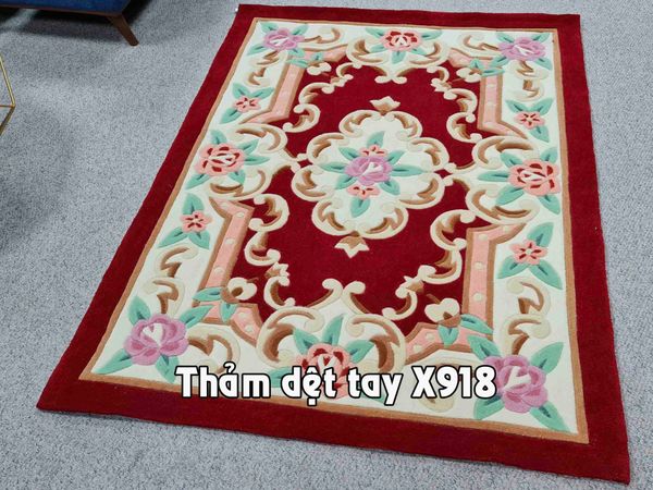  Thảm dệt tay X918 1.2x1.7m 