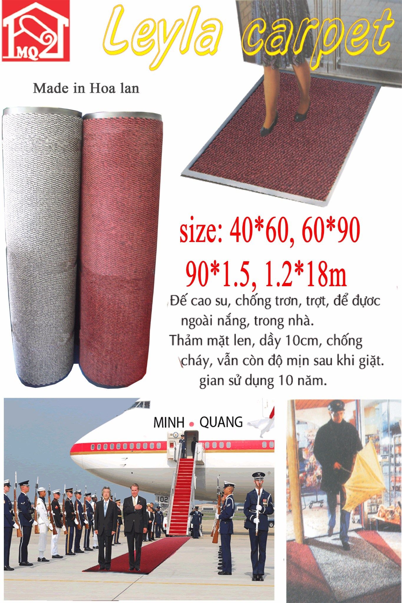  Thảm LeyLa lót sàn 