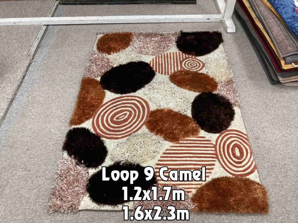  Thảm Shaggy Loop 9 Camel 
