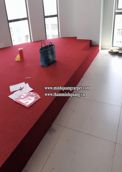  Trải thảm sân khấu văn phòng anh Hưng quận 1 