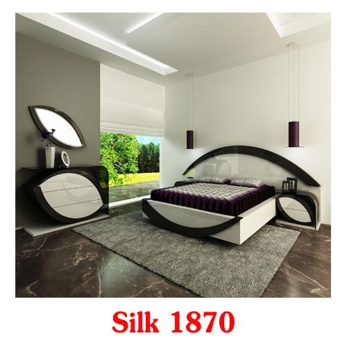  Thảm trải phòng ngủ màu bạc SALON UAE SILK 1870 