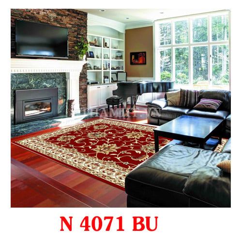  Thảm sofa màu đỏ YL N 4071 BU 