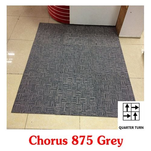  Thảm Gạch Cao Cấp Chorus 875 Màu Xám 