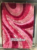  Thảm trang trí màu hồng S9306 Rose 