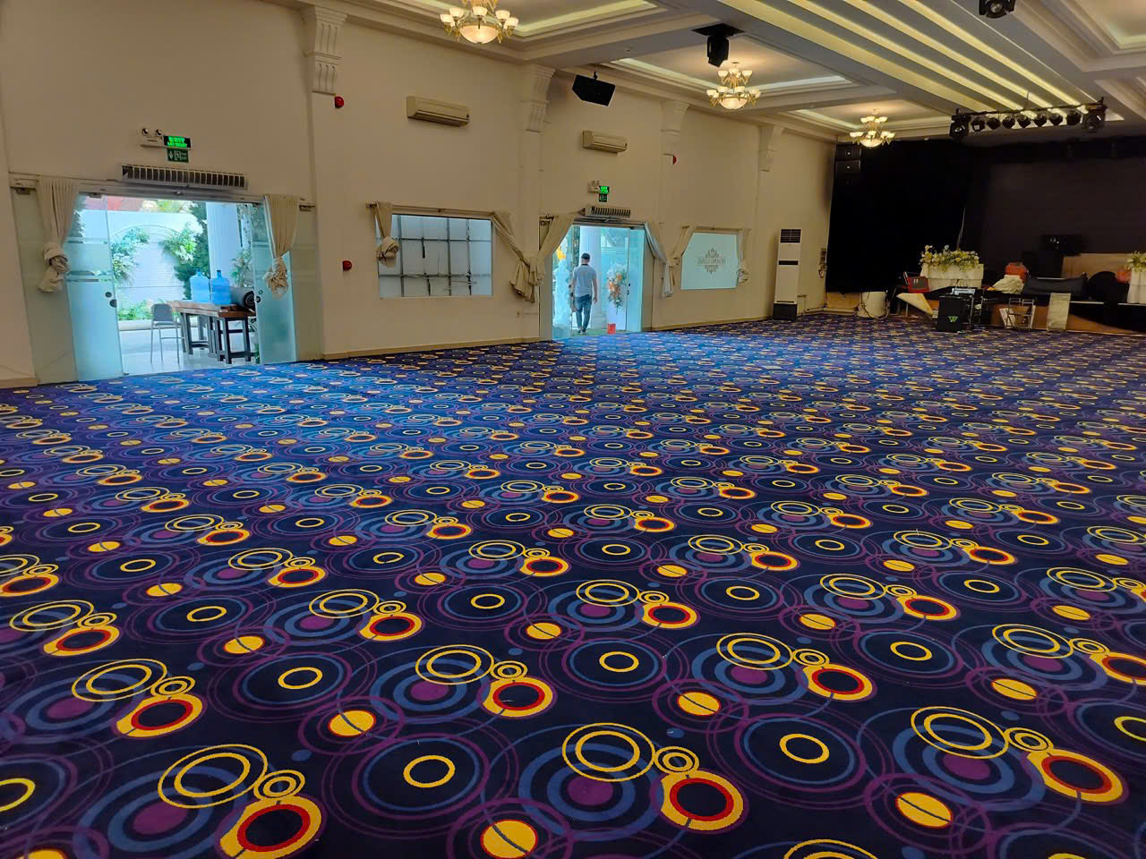 Thảm xanh dương Wilton SA 1061