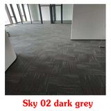  Thảm giá rẻ Sky 02 màu xám đậm 