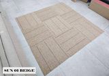  Thảm Gạch Sọc giá rẻ SUN 01 Màu Kem 