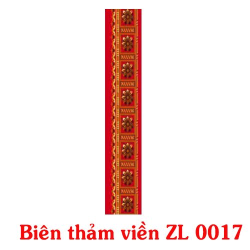 Biên viền màu đỏ tươi ZL 0017 