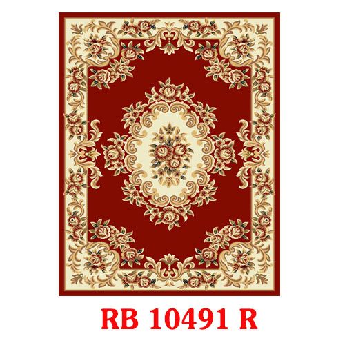  Thảm trang trí màu đỏ YL RB 10491 R 