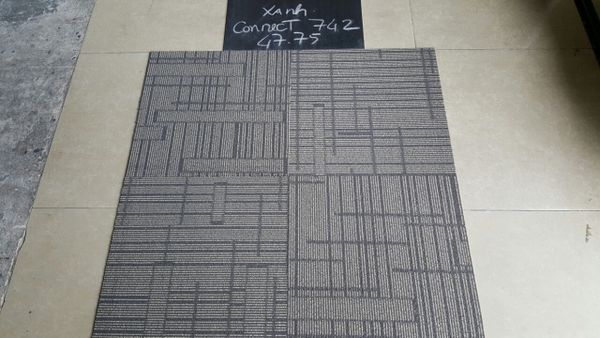  Thảm Gạch Connect Xanh 742 