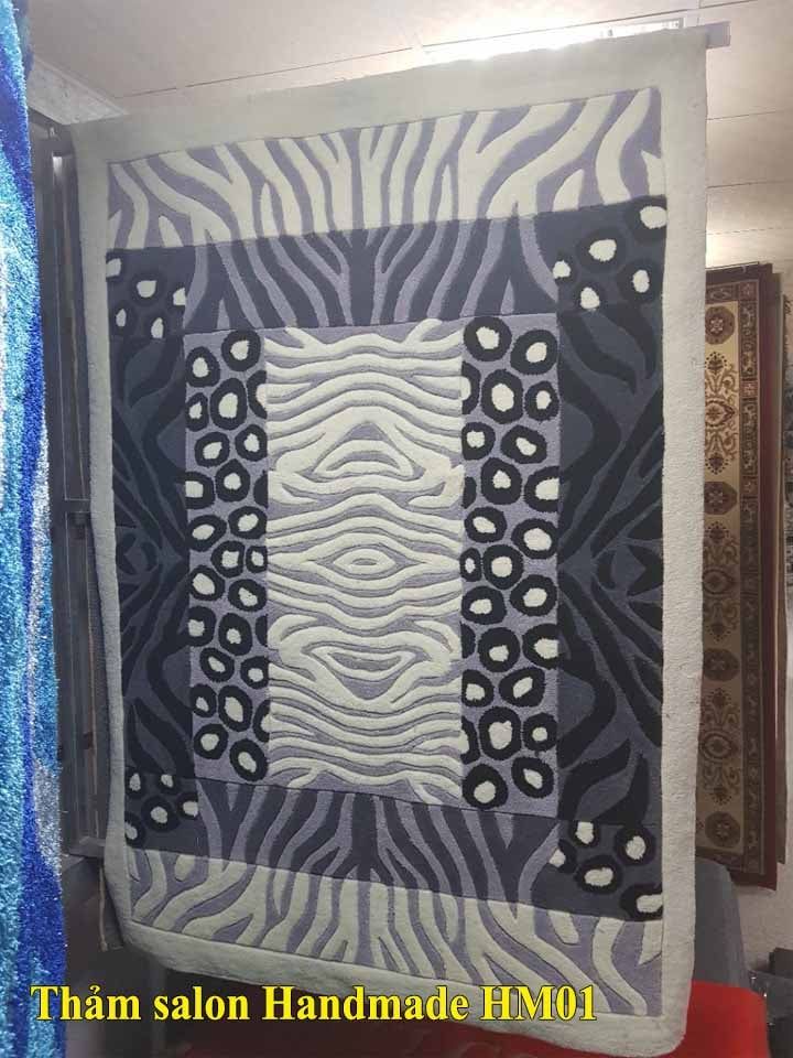  THẢM SALON Dệt tay 100% len HM 01 
