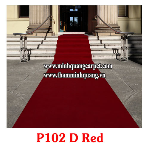 Thảm sự kiện màu đỏ đậm P102