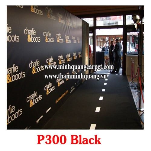 Thảm sự kiện màu đen P300