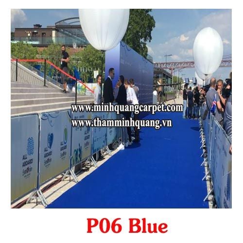  Thảm sự kiện màu xanh da trời P06 