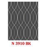  Thảm lót bàn ghế tông xám YS N 3910 BK 