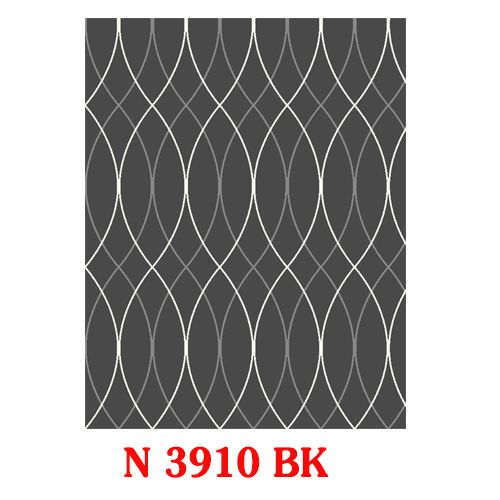  Thảm lót bàn ghế tông xám YS N 3910 BK 