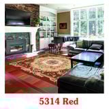  THẢM SALON PHÒNG KHÁCH 5314 Red 