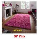  Thảm Salon phòng khách trơn shaggy Pink 