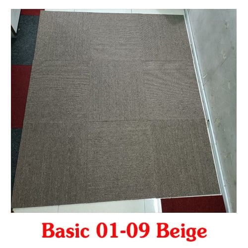  Thảm Tấm Nâu Basic 1-09 