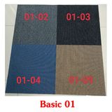  Thảm Tấm Nâu Basic 1-09 