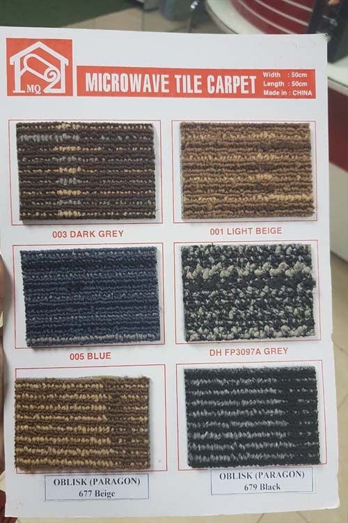  Thảm tấm Microwave 05 màu xanh dương 