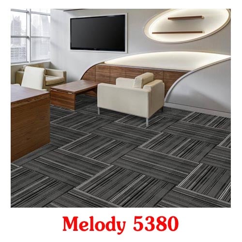 Thảm tấm Melody 5380 xám đậm