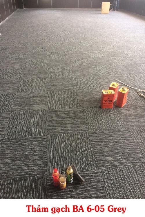  Thảm Sọc Basic 6-05 màu Xám 
