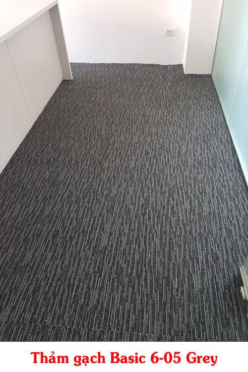 Thảm Sọc Basic 6-05 màu Xám 