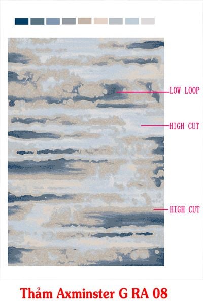  Thảm dệt tay G RA 08 (hàng đặt) 