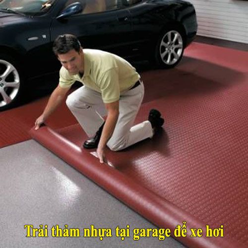  Thảm trải garage - thảm nhựa carobi (khổ 0.9m) 