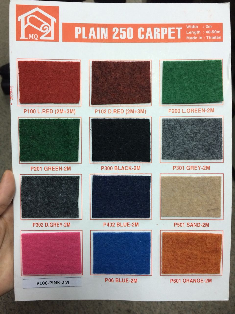  Thảm sự kiện màu xám P301 