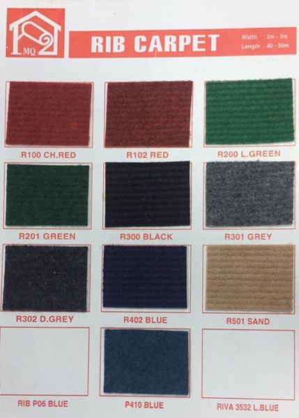  Thảm sự kiện sọc xanh lá đậm R201 