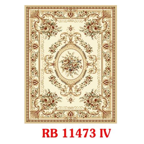  Thảm cổ điển màu kem YL RB 11473 IV 